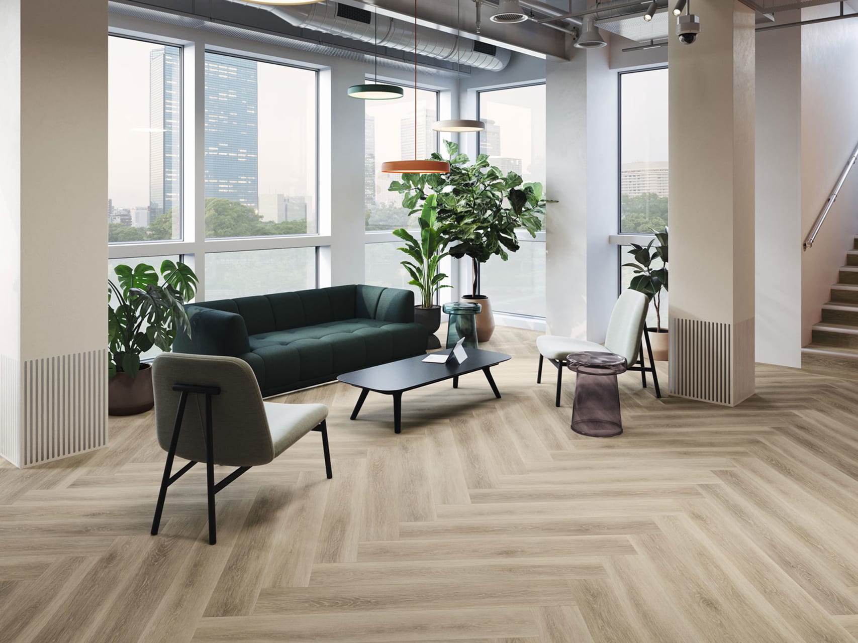 Keel Oak | 0.7mm Commercial Wood LVT Flooring from Amtico